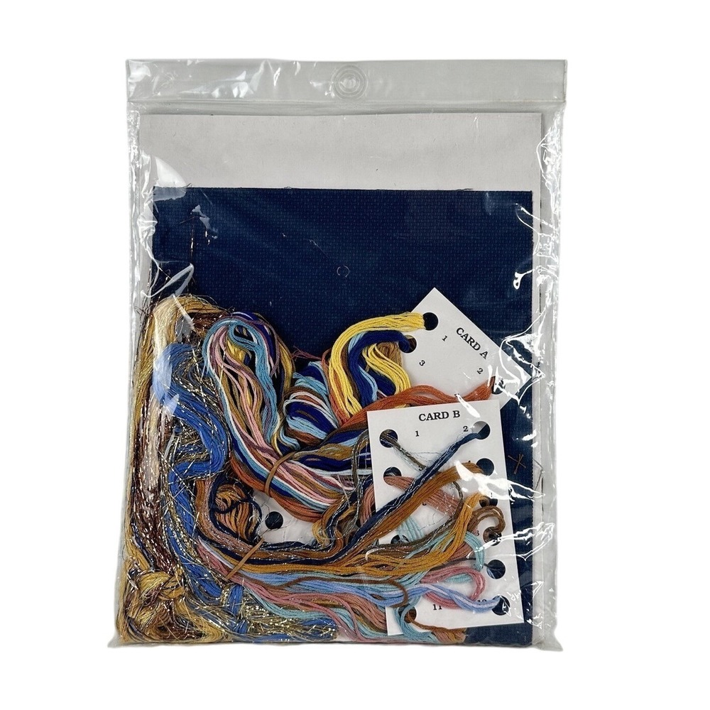 1996 Janlynn Counted Cross‎ Stitch Kit Boy King Tut Egyptian 10×14 #157-36 New - Picture 2 of 3